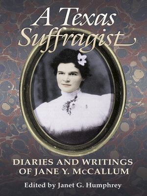 cover image of A Texas Suffragist